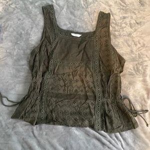 Olive Green Tank Top